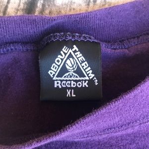 Reebok Shirts - Vtg T-Shirt Purple Reebok XL 90s Above The Rim Reebok Shirts - Vtg T-Shirt Purple Reebok XL 90s Above The Rim